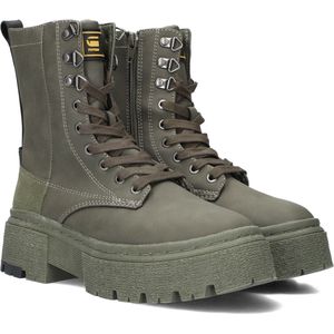 G-Star Raw Kafey Pfm Hgh Lace K Veterboots - Laarzen Met Veters - Meisjes - Groen - Maat 32