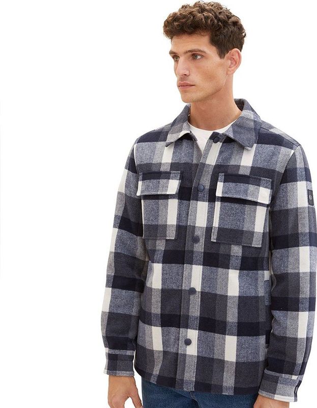 Geruite Jas - Gewatteerde Voering - Zacht Flanel - Normale Pasvorm