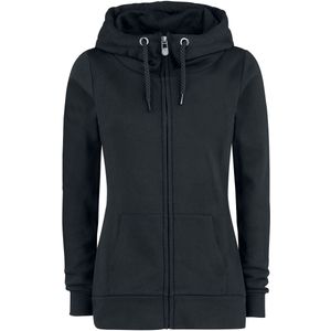 Black Premium by EMP Zwart sweatshirt jack - Dames - S