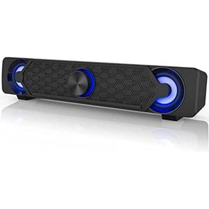 Soundbar pc - Pc soundbar - Computer soundbar - Soundbar computer - ‎32 x 9 x 9 cm - Zwart