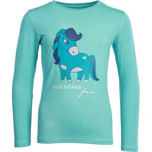 Red Horse Shirt Mila Kids Lichtblauw - 140