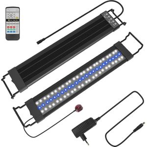 Aquarium LED Verlichting met 5 Modi en 24/7 Cyclus voor Aquaria van 55-80 cm