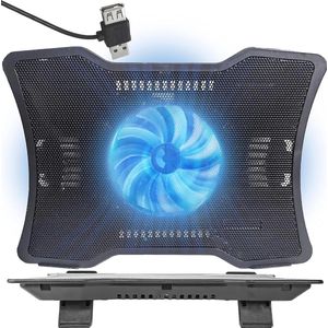 Laptopkoeler met Ergonomisch Ontwerp en Snelle Ventilator - Efficiënte Koeling voor Gaming en Werk