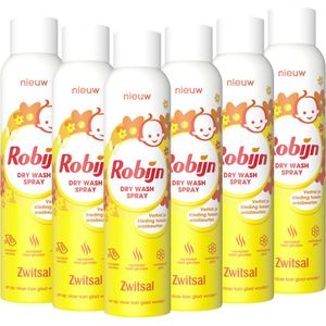 Zwitsal - Robijn Dry Wash Spray - Kleding Opfrisser - 6 x 200ml - Voordeelverpakking