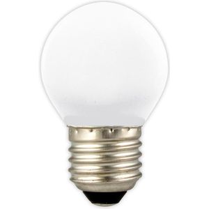 LED - Kogel - Wit - In- en Outdoor - 10 Stuks - 1W E27 - IP44