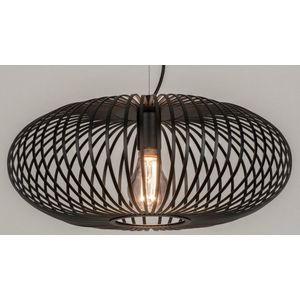 Lumidora Hanglamp 73609 - E27 - Zwart - Metaal - 50 cm