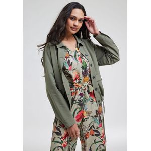 DIDI Dames Travel jacket Mace in Dusty olive maat 48