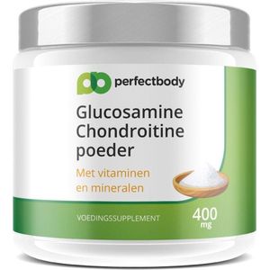 Glucosamine Chondroitine En MSM Poeder - 400 Gram - PerfectBody.nl