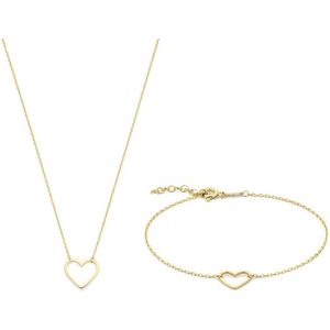 Beloro Jewels - Regalo d'Amore - Gift Set - Goudkleurig - 9 Karaat