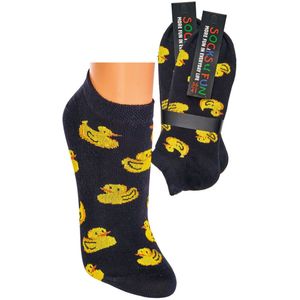 Sneakersokken | Grappige Eendjes | Set van 6 Paar | Maat 36-41