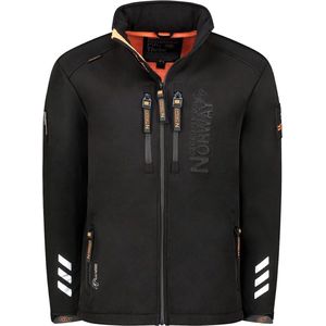 Geographical Norway Softshell Heren Jas Richywood Zwart - 3XL