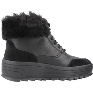 Geox - Milleiny B - Dames Winterlaarzen - Zwart - Ademend en Waterdicht