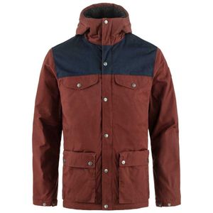 Fjällräven - Greenland Winter Jacket - Jas - Maroon Dark Navy - Wind- en Waterbestendig