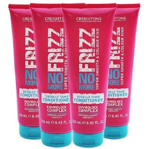Creightons Conditioner - No More Frizz Totally Tame - Anti-Pluis & Glad Haar - Voordeelverpakking 4x 250 ml