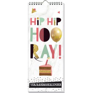 Verjaardagskalender - Hip Hip Hooray