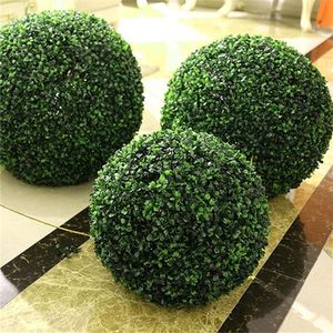 Groene Plastic Plant Baldecoratie Buxus Bal Thuis Outdoor Bruiloft Decoratie Planten Gras Bal 20 cm (Duits lokaal magazijn)