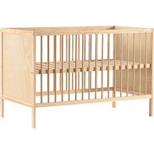Cabino Baby Bed / Ledikant Lola 60x120 cm Verstelbare Bodem - Naturel