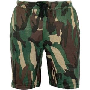 JC Blue Camouflage korte broek - Woodland - Zakken met rits – maat S