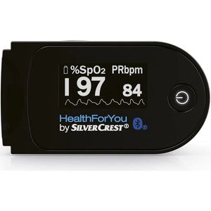 HealthForYou by Silvercrest Pulsoximeter - Saturatiemeter - Zuurstofsaturatie (SpO2)
