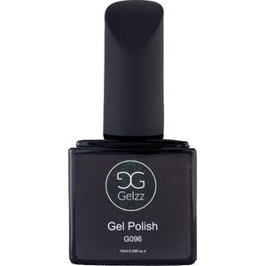 Gelzz Gellak - Gel Nagellak - kleur Forest Sparkle G096 - GlitterGroen - Semitransparante kleur - 10ml - Vegan