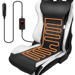 Stoelverwarming Auto - Stoelverwarming - Stoelhoes Auto - 12V - Universeel - Zwart -