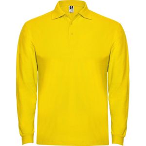 Donker Geel Poloshirt Effen met lange mouwen 'Estrella' merk Roly maat XXL