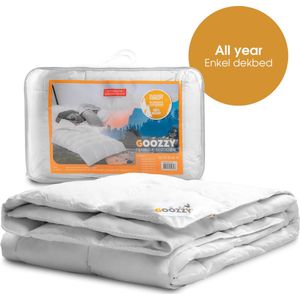 Goozzy® dons dekbed - 100% donzen dekbed – All year enkel - premium - 240x200 cm