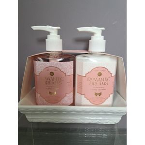 geschenk set handzeep - handlotion - tea rose - velvet - vegan - paraben vrij - leuk geschenk - moeder dag - kerst geschenk - romantisch
