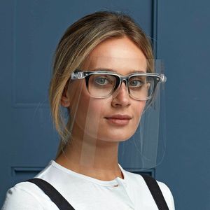 Spatmasker Gezichtscherm - Beschermkap - Transparant - 5 Stuks