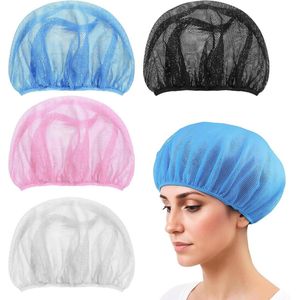 Allecto plus - Haarnet om te slapen en nachtrust te bevorderen - Vrouwen - Verstelbare netkap - Zacht en elastisch - Set van 4