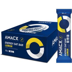 Amacx Energy Oat Bar - Energiereep - Sportvoeding - Powerbar - Lemon - 12 pack