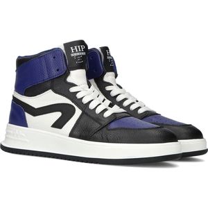 Hip H1012 Hoge sneakers - Leren Sneaker - Jongens - Blauw - Maat 38