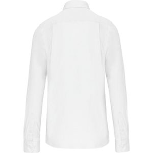 Kariban Heren poplin overhemd lange mouwen K541 - White - M