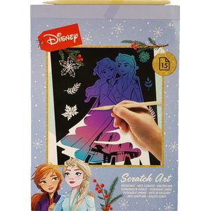 Disney Frozen - scratch art - kraskunst - 15x A5 Olaf, Elza en Anna kaarten - met krastool - topcadeau kinderen 4+