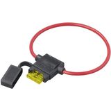 ProPlus In-line zekeringhouder - standaard steekzekering - draaddiameter 2 mm²