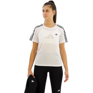 adidas - Own The Run 3 Stripes - T-shirt - Wit