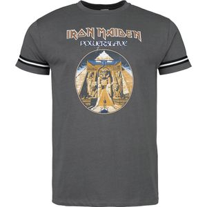 Iron Maiden Powerslave Heren T-shirt - grijs - S
