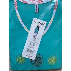 Comtessa 2 delige pyjama set maat 48 zeegroen