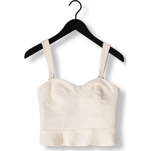 JOSH V Elly Tops & T-shirts Dames - Shirt - Ecru - Maat L