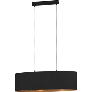 EGLO Zaragoza Hanglamp - E27 - 78 cm - Zwart/Goud