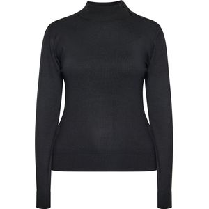 usha - Striped Pullover - Met Knopen - Rollneck - Langemouwen