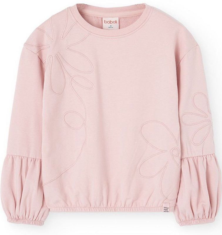 Boboli - Fleece Sweatshirt - Roze - 5 Years - Meisjes