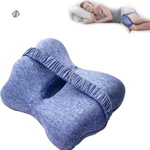 Equivera kniekussen voor in bed - kniekussen - beenkussen - kniekussen voor in bed zijslapers - kniekussen orthopedisch - kniekussen traagschuim