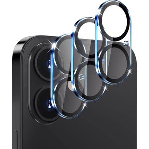 MMOBIEL Camera Lens Protector iPhone 16/16 Plus - 3 Pack - Doorzichtig
