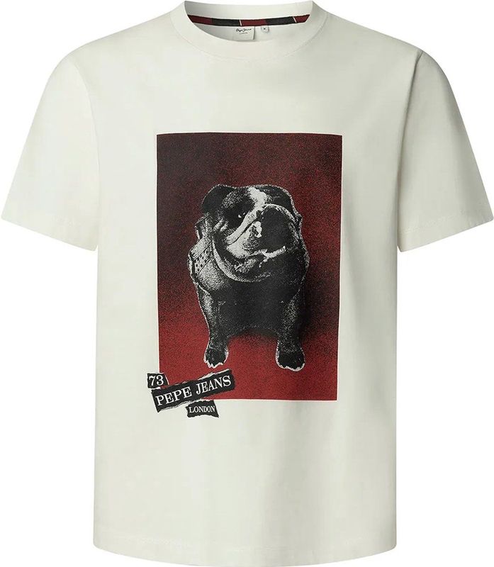 Pepe Jeans Gavin T-shirt Met Korte Mouwen Wit L Man