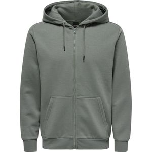 ONLY & SONS ONSCERES ZIP THR. HOODIE SWEAT NOOS Heren Trui - Maat XXL