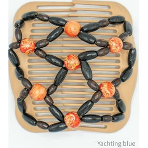 Haarkammen - dubbel - met kralen - haarclip - dubbele kam - kralen - haarclips dames - insteekkam