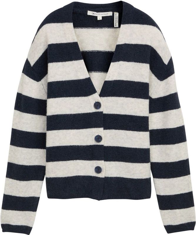 Tom Tailor - 1048350 - Cardigan - Zacht - V-hals - Regular Fit