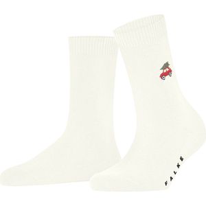 FALKE - Dames - Sokken - Merinowol en Kasjmier - Winterse Borduurmotief
