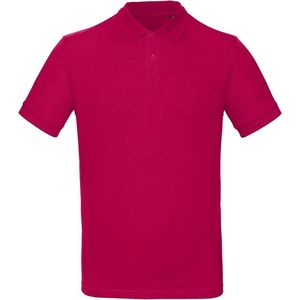 Senvi Classic Fit Polo Biologisch Katoen - Kleur Fuchsia - Maat XXL